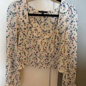 Love Tree Floral Women's Top
